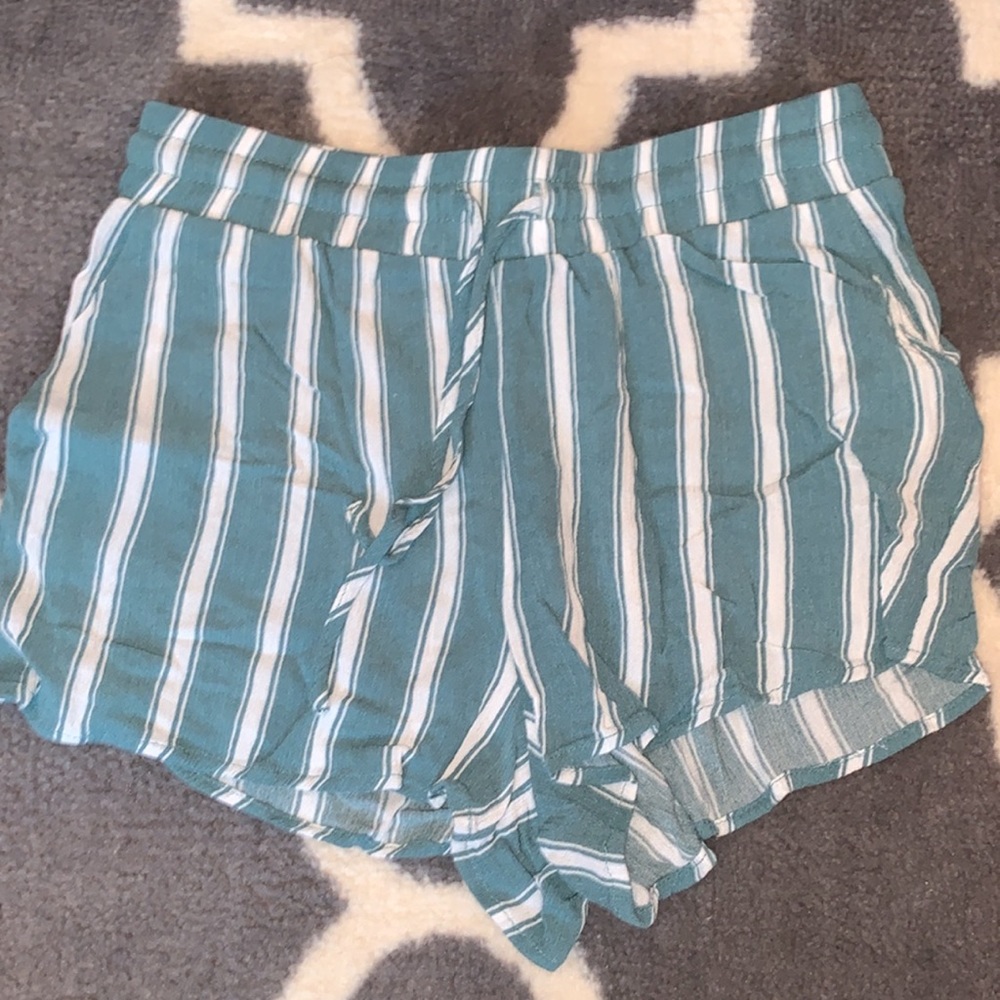 Green soft shorts